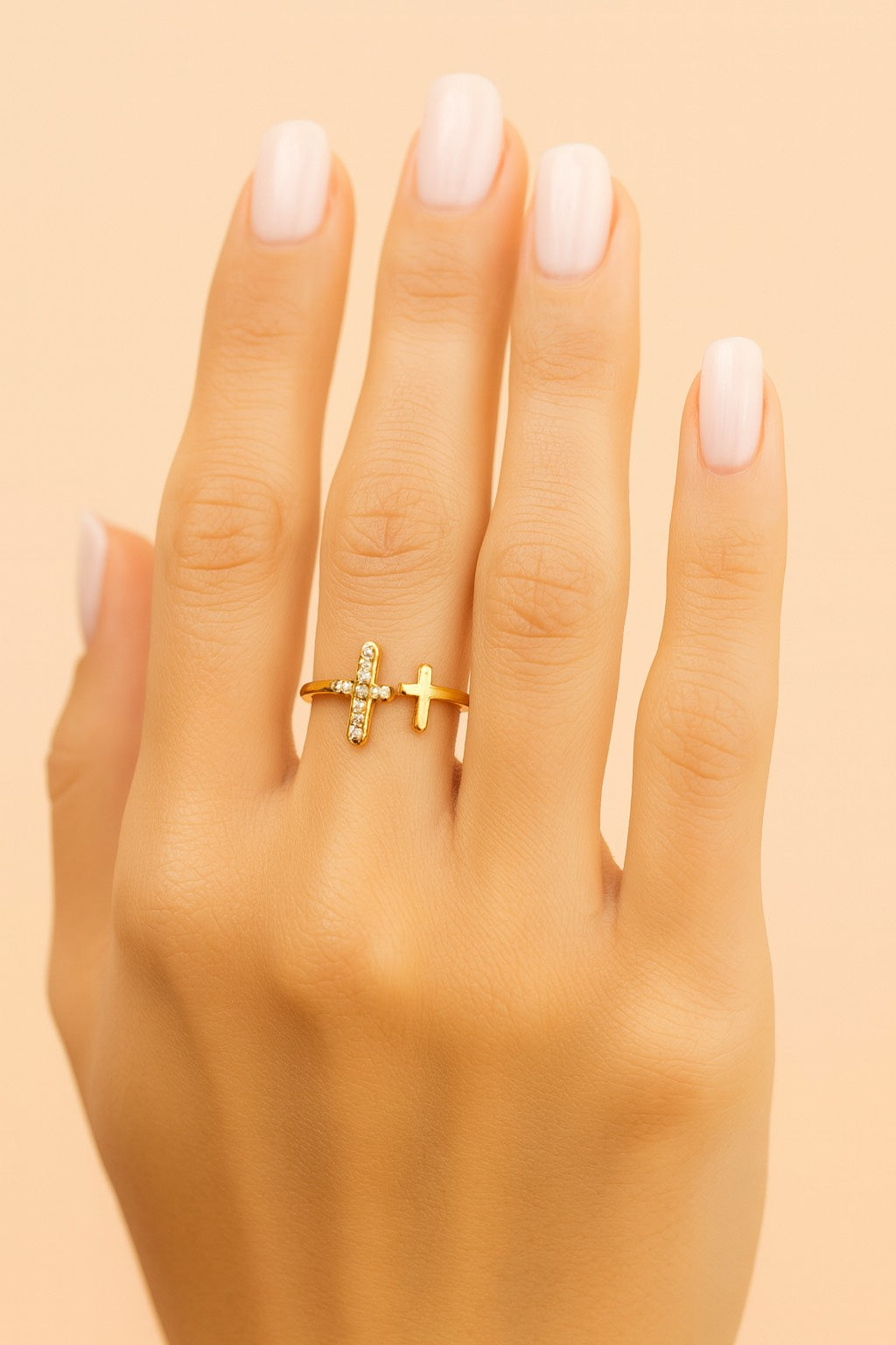 Crosses Gold Ring