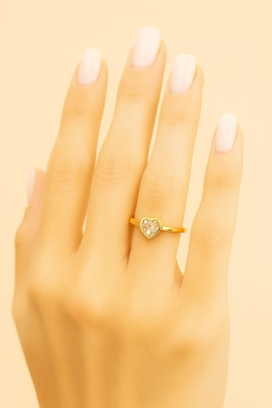 Little gold Heart Ring