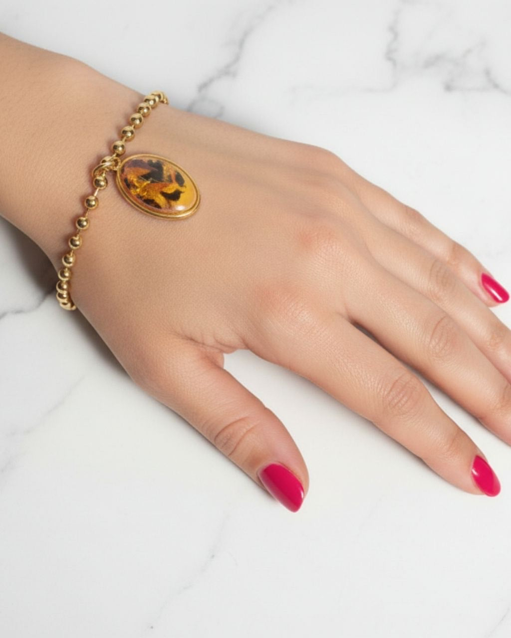 Pulsera balines Virgen Desatadora de Nudos